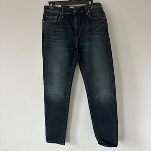 Men’s Huckberry Flint and Tinder Taper Fit Blue Denim Jeans Size 32x32 NWT